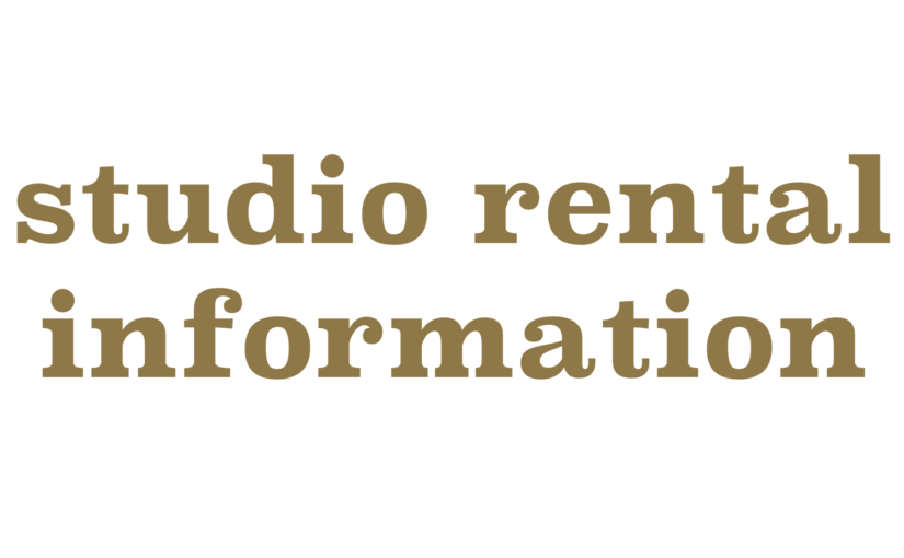 studio rental-スタジオレンタル- ご利用時間更新のお知らせ